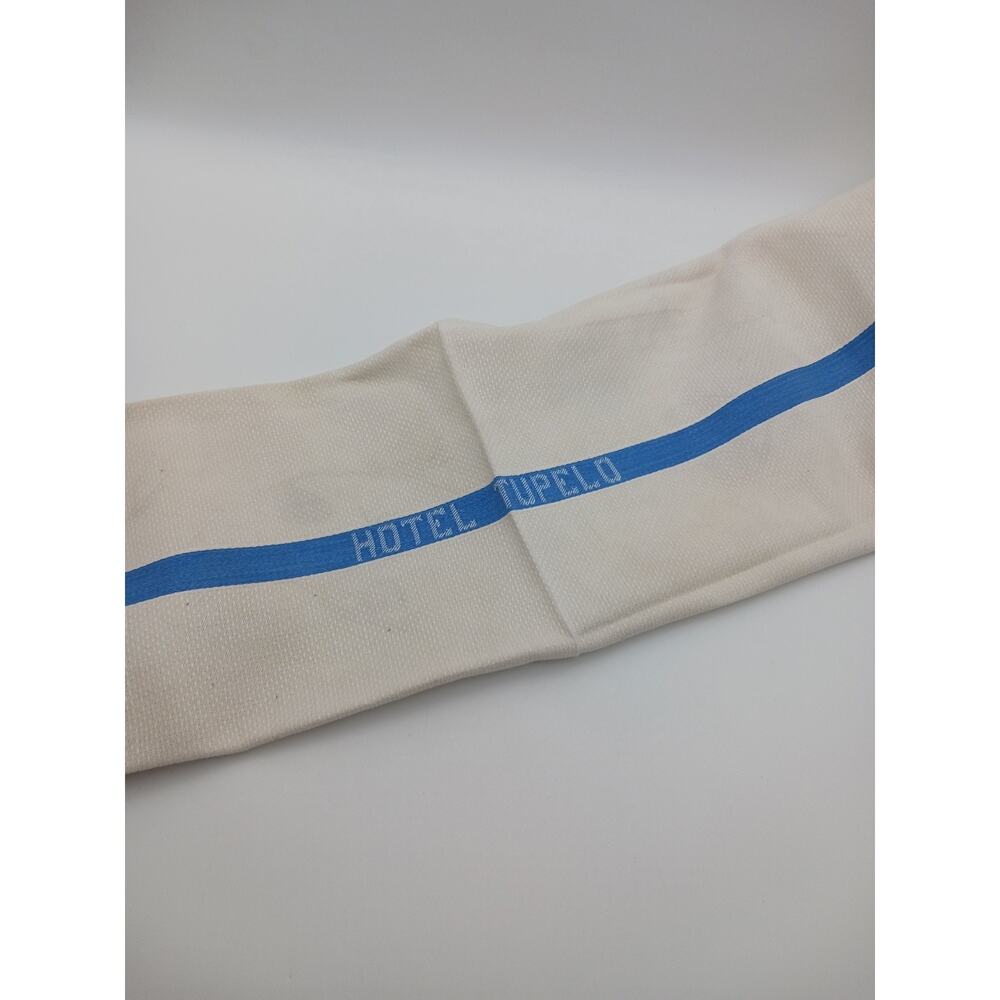 Vintage HOTEL TUPELO Cannon Linen Advertising Towel Made in USA
